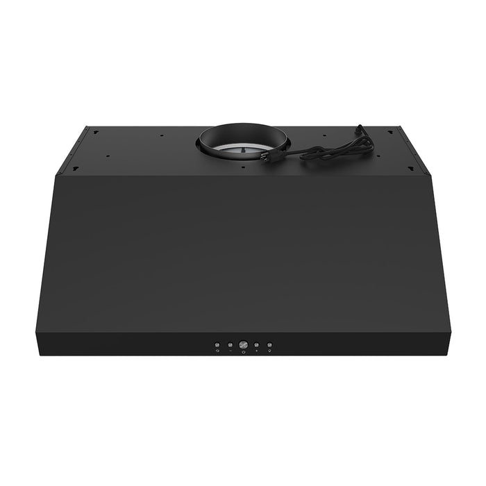 Thor Kitchen 30-Inch Black Under Cabinet Range Hood (TUH3048B) – top