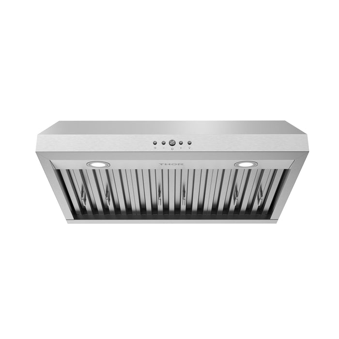 Thor Kitchen 30-Inch Under Cabinet Range Hood (TUH3048) – front logo