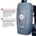 18V Battery Powered Backpack Vacuum 6L for Janitorial Cleaning - alternate view