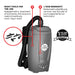 Tomahawk Power Electric Backpack Vacuum 6 qt Lightweight Commercial High-Performance... Push Sweeper - Lifestyle View