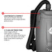 Tomahawk Power Electric Backpack Vacuum 6 qt Lightweight Commercial High-Performance... Push Sweeper - Installation View