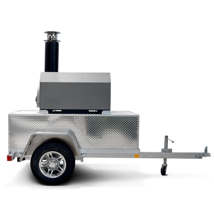 Chicago Brick Oven 750 Tailgater | Wood Fired Pizza Oven Trailer | 38" X 28" cooking surface | 2-3 - 10" pizzas at a time | 50-60 pizzas an hour