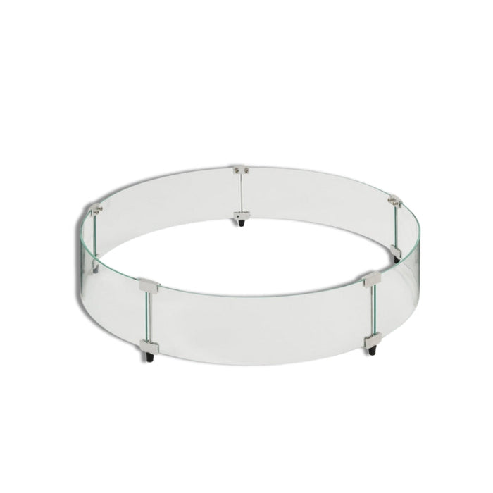 The Outdoor Greatroom 30" Round Glass Wind Guard Fire Pit