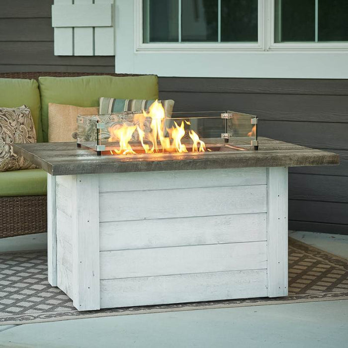 The Outdoor Greatroom Alcott Rectangular Gas Fire Pit Table | ALC-1224