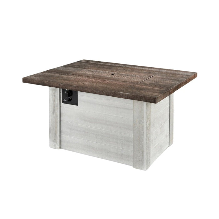 The Outdoor Greatroom Alcott Rectangular Gas Fire Pit Table | ALC-1224