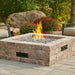 The Outdoor Greatroom Bronson Block Square Gas Fire Pit Kit | BRON51