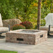 The Outdoor Greatroom Bronson Block Square Gas Fire Pit Kit | BRON51 - Detail View