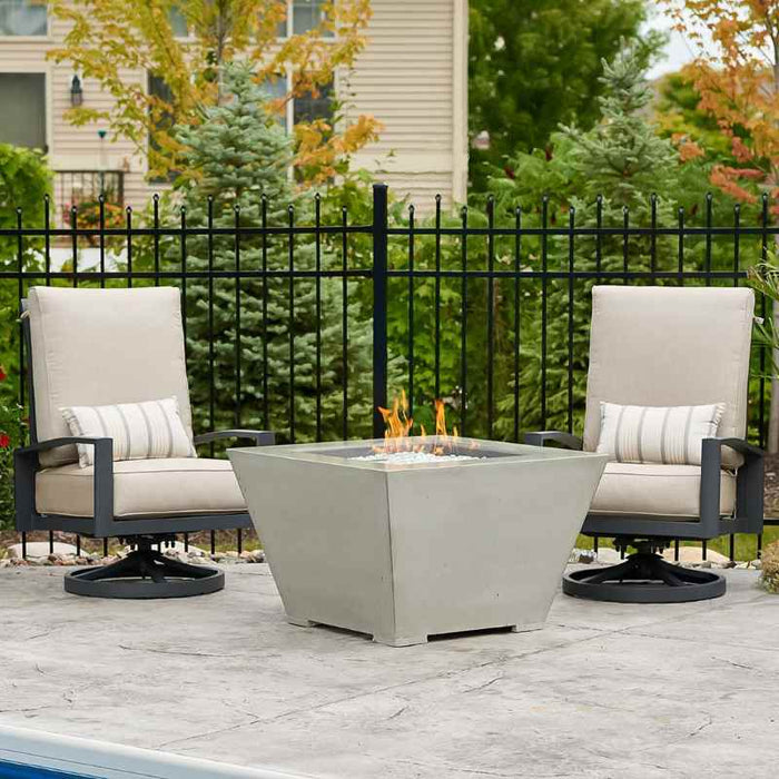 The Outdoor Greatroom Cove Square Gas Fire Pit Bowl | CV-2424
