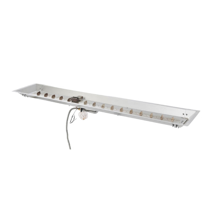 The Outdoor Greatroom Crystal Fire Plus Linear Gas Fire Pit Burner