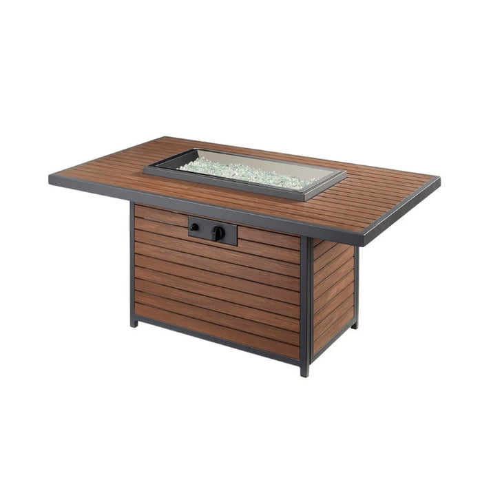 The Outdoor Greatroom Kenwood Rectangular Gas Fire Pit Table | KW-1224