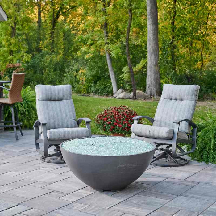 The Outdoor Greatroom Cove Edge Round Gas Fire Pit Bowl | CV-30E