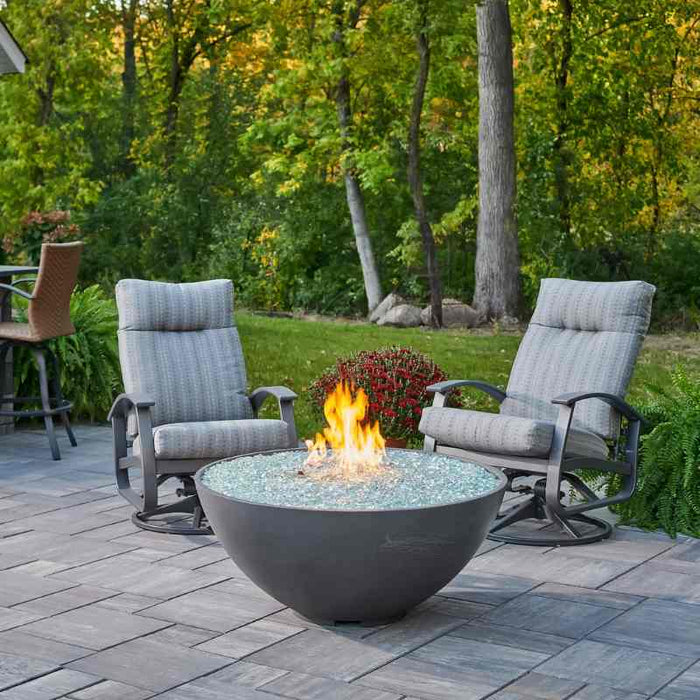 The Outdoor Greatroom Cove Edge Round Gas Fire Pit Bowl | CV-30E