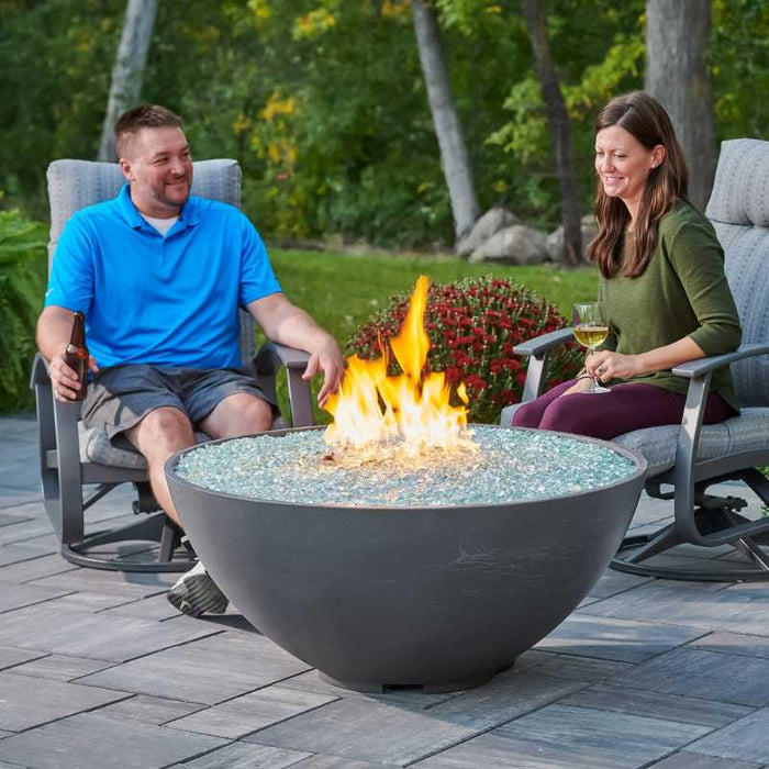 The Outdoor Greatroom Cove Edge Round Gas Fire Pit Bowl | CV-30E
