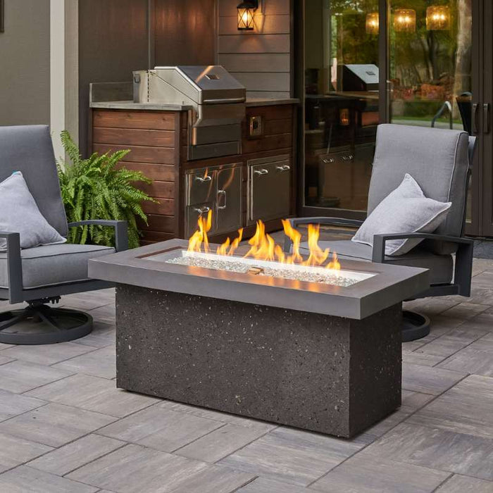 The Outdoor Greatroom Key Largo Linear Gas Fire Pit Table | KL-1242