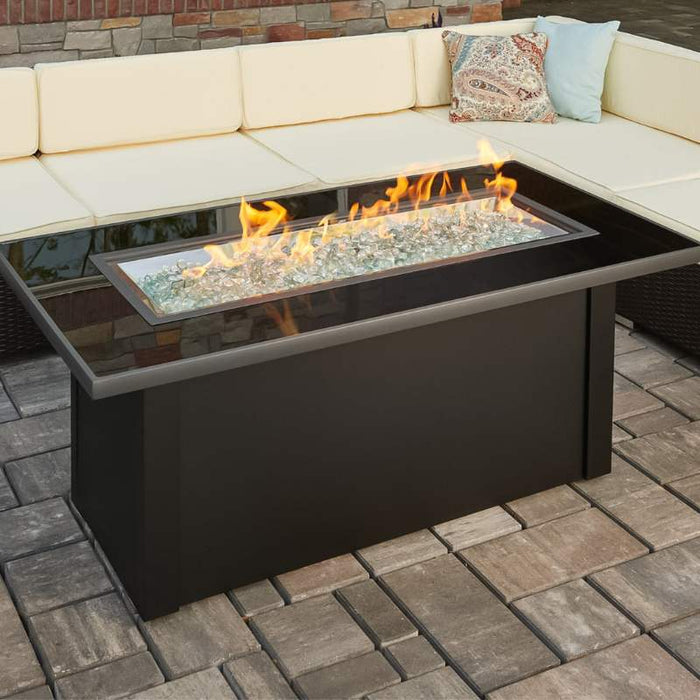 The Outdoor Greatroom Monte Carlo Linear Gas Fire Pit Table | MCR-1242