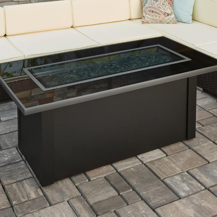 The Outdoor Greatroom Monte Carlo Linear Gas Fire Pit Table | MCR-1242