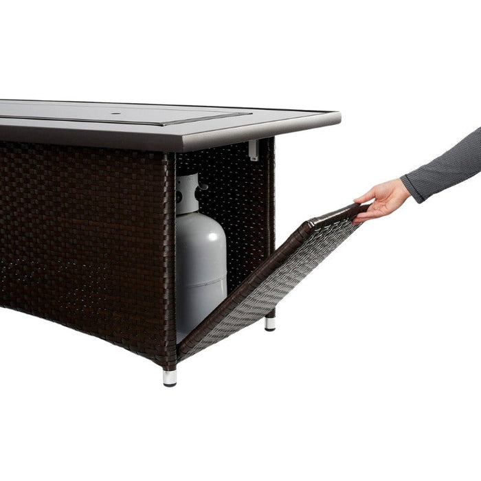 The Outdoor Greatroom Montego Linear Gas Fire Pit Table | MG-1242