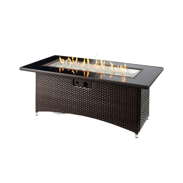 The Outdoor Greatroom Montego Linear Gas Fire Pit Table | MG-1242
