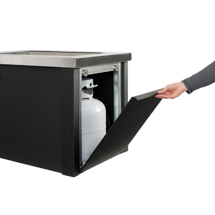 The Outdoor Greatroom Providence Rectangular Gas Fire Pit Table | PROV-1224-SS