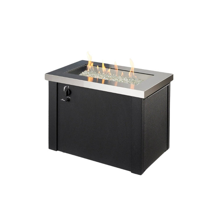 The Outdoor Greatroom Providence Rectangular Gas Fire Pit Table | PROV-1224-SS