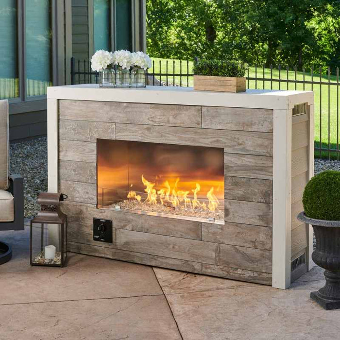 The Outdoor Greatroom Ready-to-Finish Outdoor Fireplace