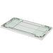 The Outdoor Greatroom Rectangular Folding Glass Wind Guard Fire Pit - Side View