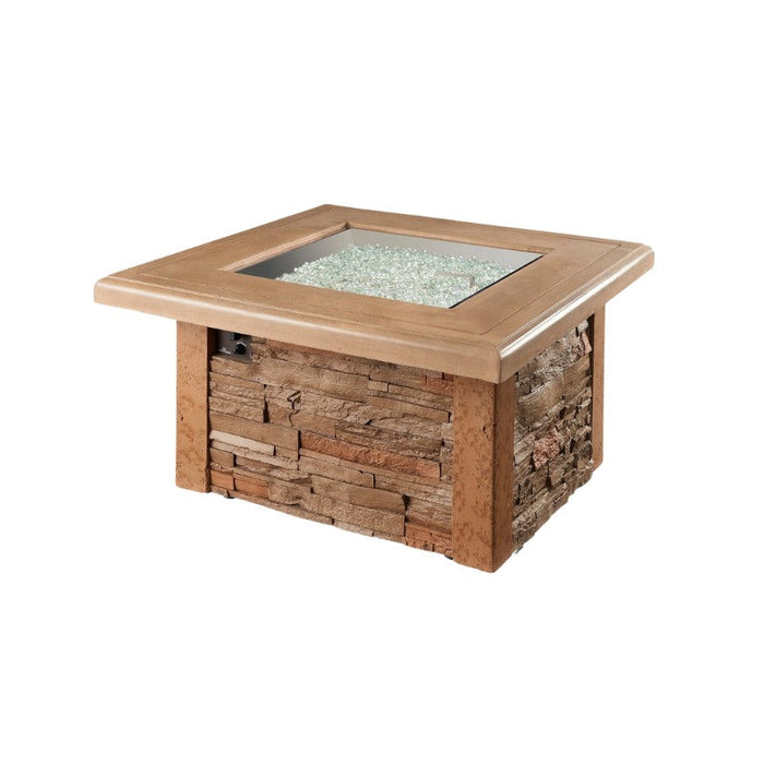 The Outdoor Greatroom Sierra Square Gas Fire Pit Table | SIERRA-2424