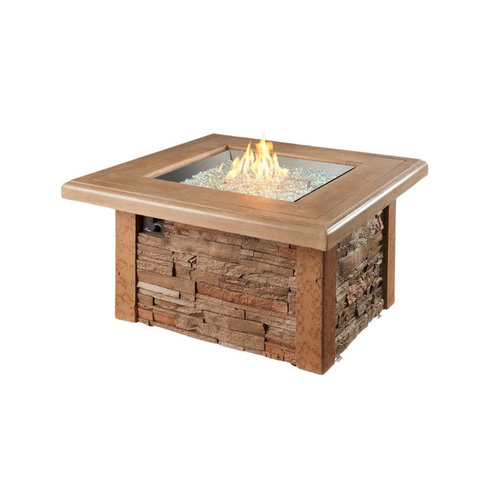 The Outdoor Greatroom Sierra Square Gas Fire Pit Table | SIERRA-2424