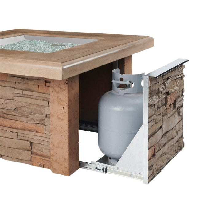 The Outdoor Greatroom Sierra Square Gas Fire Pit Table | SIERRA-2424