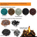 The Outdoor Greatroom Bronson Block Square Gas Fire Pit Kit | BRON51 - Installation View