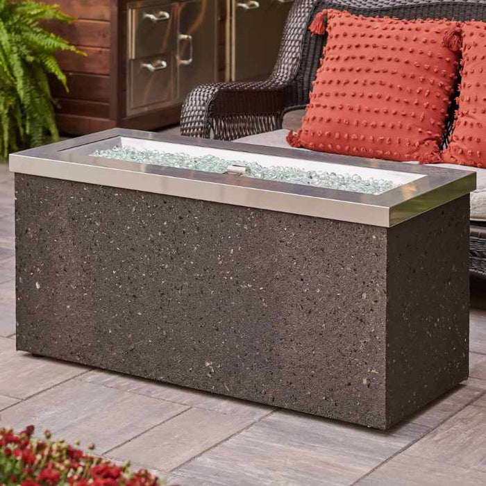 The Outdoor Greatroom Key Largo Linear Gas Fire Pit Table | KL-1242
