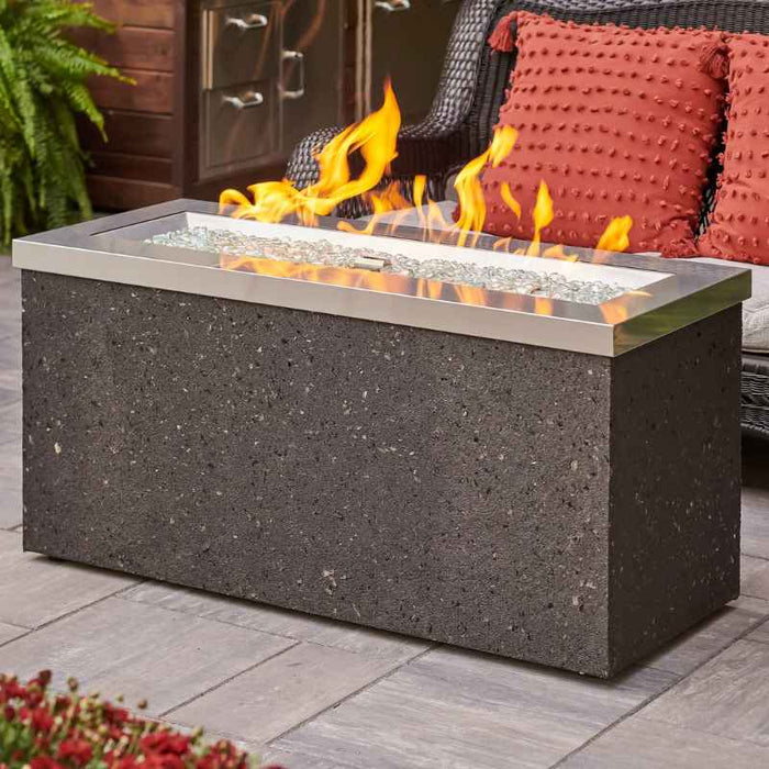 The Outdoor Greatroom Key Largo Linear Gas Fire Pit Table | KL-1242