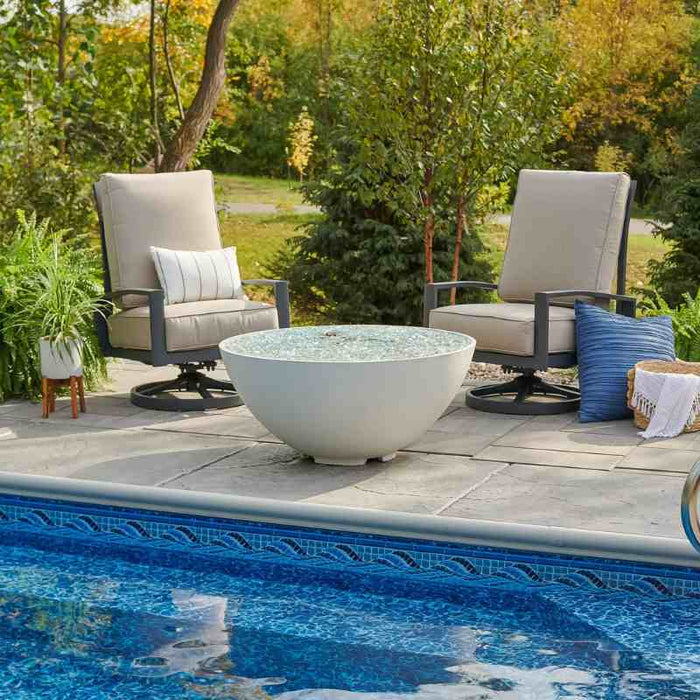 The Outdoor Greatroom Cove Edge Round Gas Fire Pit Bowl | CV-30E