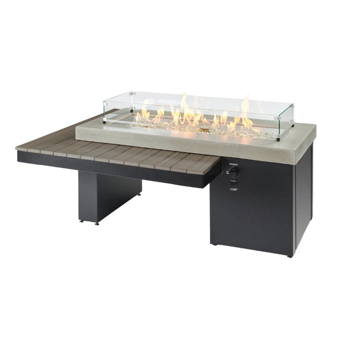 The Outdoor Greatroom Uptown Linear Gas Fire Pit Table | UPT-1242