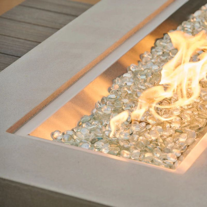 The Outdoor Greatroom Uptown Linear Gas Fire Pit Table | UPT-1242