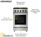 Thor Kitchen 24 in. Professional Propane Gas Range in Stainless Steel, LRG2401ULP Thor Kitchen