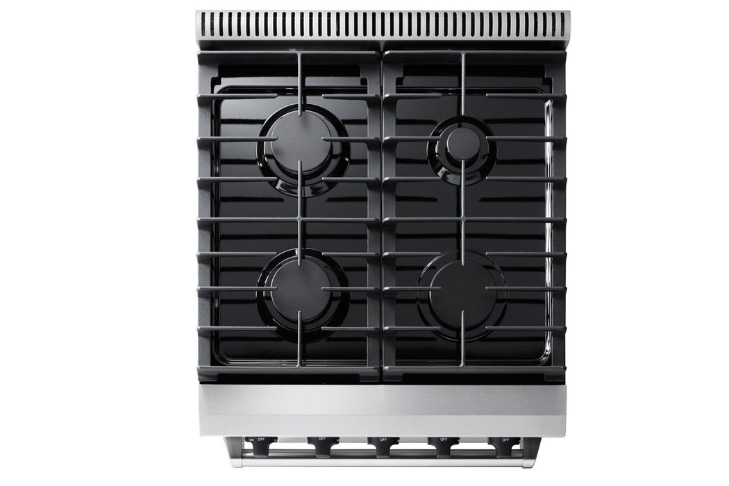 Thor Kitchen 24 in. Professional Propane Gas Range in Stainless Steel, LRG2401ULP Thor Kitchen