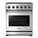 Thor Kitchen 30 in. 4.55 cu. ft. Professional Propane Gas Range in Stainless Steel, LRG3001ULP Thor Kitchen