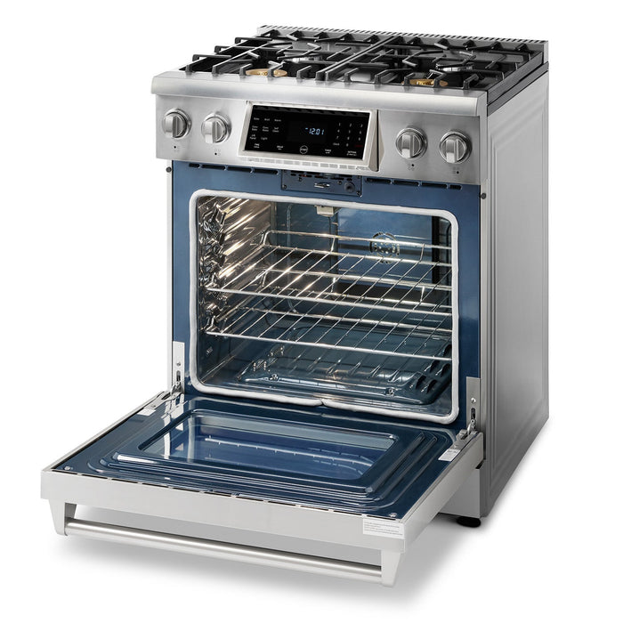 Thor Kitchen 30 In. 4.6 cu. ft. Self-Clean Propane Gas Range in Stainless Steel, TRG3001LP Thor Kitchen