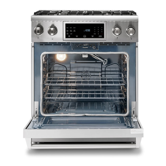 Thor Kitchen 30 In. 4.6 cu. ft. Self-Clean Propane Gas Range in Stainless Steel, TRG3001LP Thor Kitchen