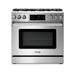 Thor Kitchen 36" Air Fry and Self-Clean Professional Propane Gas Range, TRG3601LP Thor Kitchen