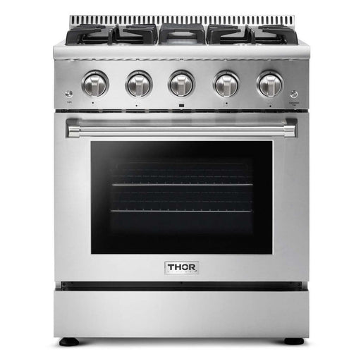 Thor Kitchen 30 in. 4.2 cu. ft. Professional Propane Gas Range in Stainless Steel, HRG3080ULP Thor Kitchen