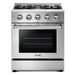 Thor Kitchen 30 in. 4.2 cu. ft. Professional Propane Gas Range in Stainless Steel, HRG3080ULP Thor Kitchen