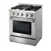 Thor Kitchen 30 in. 4.2 cu. ft. Professional Propane Gas Range in Stainless Steel, HRG3080ULP Thor Kitchen