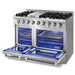 Thor Kitchen 48 in. 6.7 cu. ft. Professional Propane Gas Range in Stainless Steel, HRG4808ULP Thor Kitchen