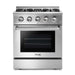 Thor Kitchen 30-Inch 4.2 cu. ft. Dual Fuel Range in Stainless Steel (HRD3088U) Thor Kitchen