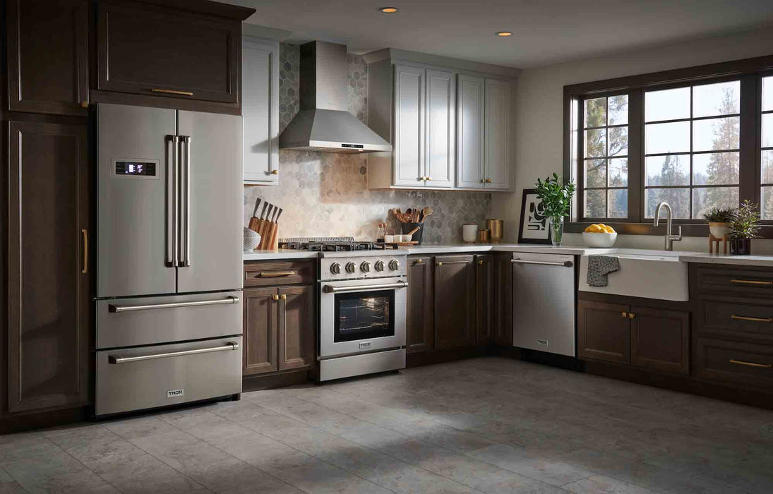 Thor Kitchen 30-Inch 4.2 cu. ft. Dual Fuel Range in Stainless Steel (HRD3088U) Thor Kitchen