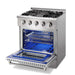 Thor Kitchen 30-Inch 4.2 cu. ft. Dual Fuel Range in Stainless Steel (HRD3088U) Thor Kitchen