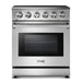 Thor Kitchen 30-Inch 4.55 cu. ft. Oven Electric Range in Stainless Steel (HRE3001) Thor Kitchen