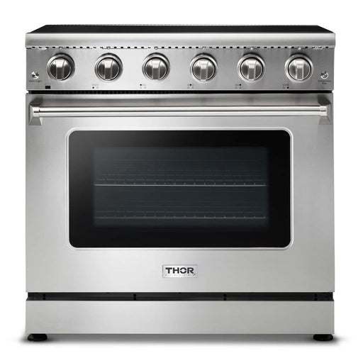 Thor Kitchen 36-Inch 6.0 cu. ft. Oven Electric Range in Stainless Steel (HRE3601) Thor Kitchen